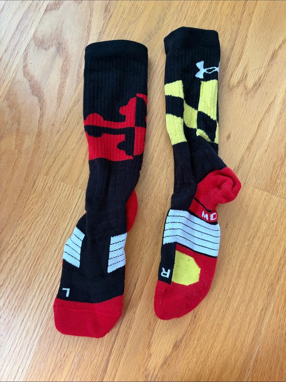 Under Armour Maryland socks size medium